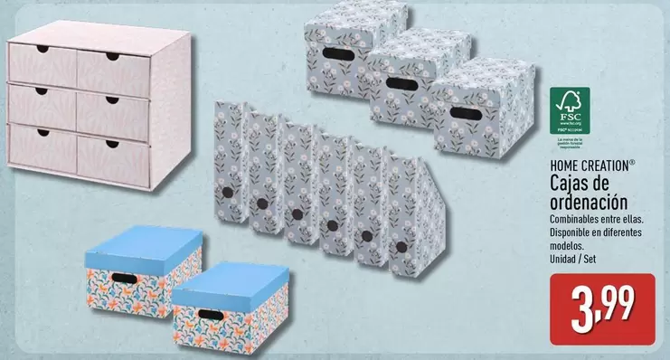 Home Creation - Cajas De Ordenación