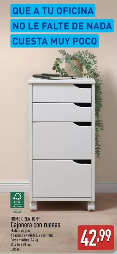 Home Creation - Cajonera Con Ruedas