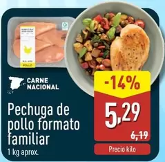 Pechuga De Pollo Formato Familiar