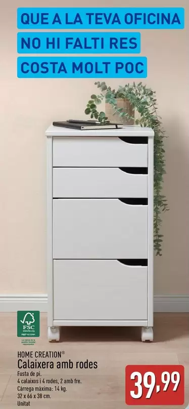 Home Creation - Calaixera Amb Rodes