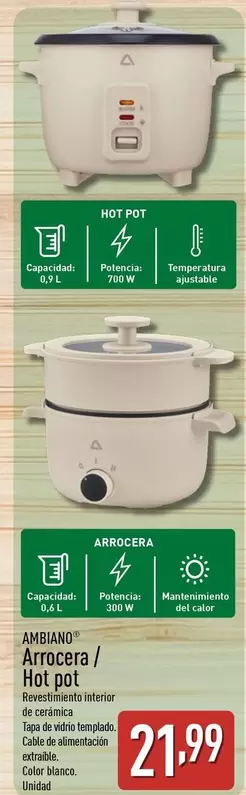 Ambiano - Arrocera / Hot Pot