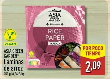 Asia Green Garden - Láminas De Arroz
