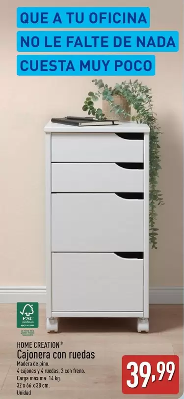 Home Creation - Cajonera Con Ruedas