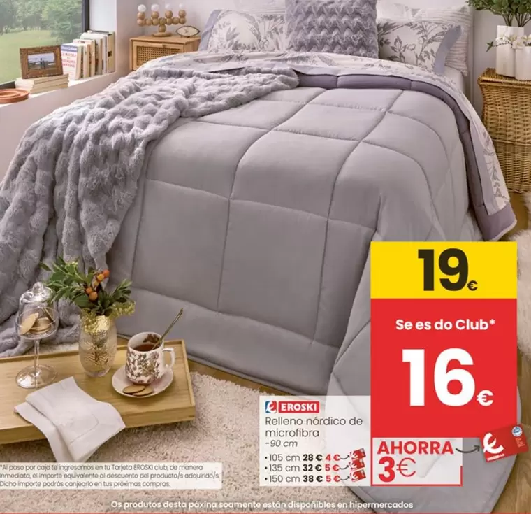 Eroski - Relleno Nórdico De Microfibra