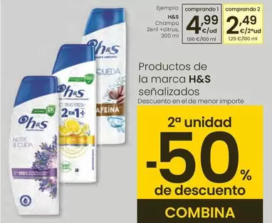 H&S - Champú 2en1 +Citrus