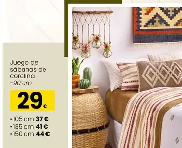 Juego De Sábanas De Coralina