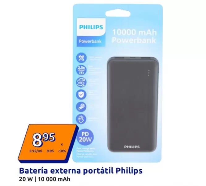 Philips - Bateria Externa Portátil