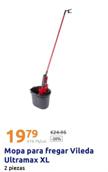 Vileda - Mopa Para Fregar Ultramax Xl