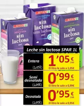Spar - Leche Sin Lactosa