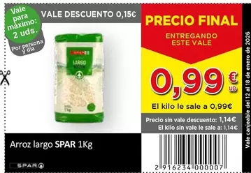 Spar - Arroz Largo