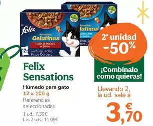 Felix Sensations - Húmedo Para Gato