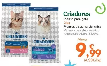 Criadores - Pienso Para Gato