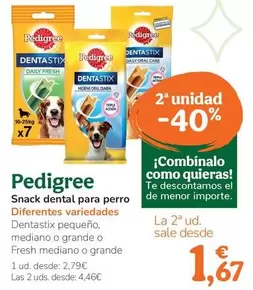 Pedigree - Snack Dental Para Perro