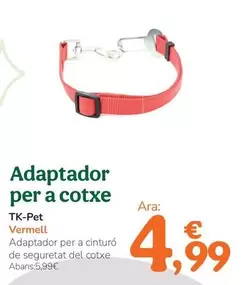 Tk-Pet - Adaptador Para Coche