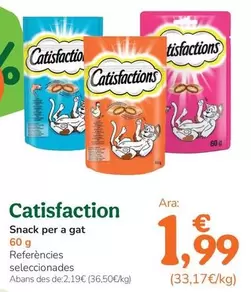 Catisfactions - Snack Para Gato