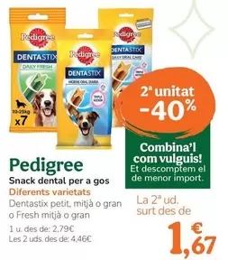 Pedigree - Snack Dental Para Perro