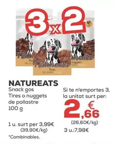 Naturals - Snack Perro Tiras O Nuggets De Pollo