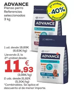 Advance - Pienso Perro Referencias Seleccionadas