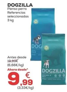 Dogzilla - Pienso Perro Referencias Seleccionadas