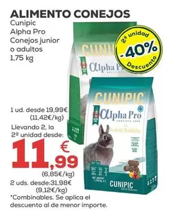 Cunipic - Alimento Conejos