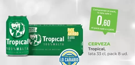 Tropical - Cerveza