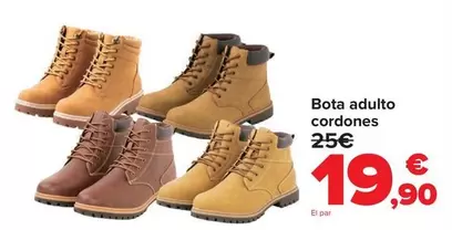 Bota Adulto Cordones
