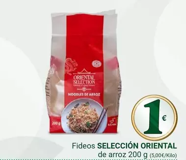 seleccion - Fideos Oriental