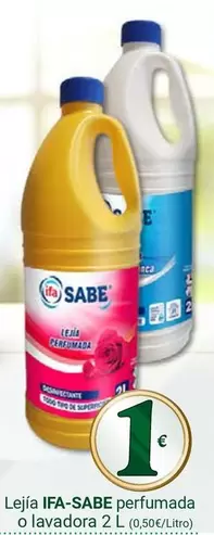 ifa sabe - Lejía Perfumada O Lavadora