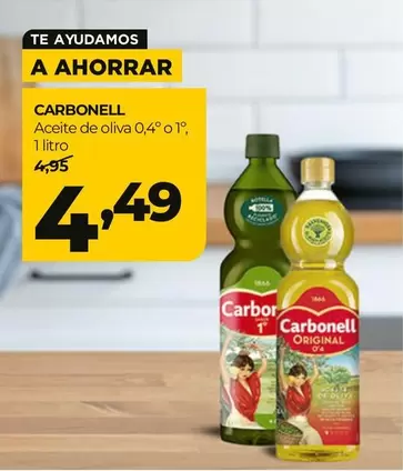 Carbonell - Aceite De Oliva 0,4 O 1, 1 Litro