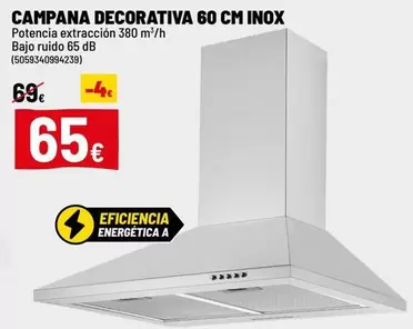 Campana - Decorativa 60 Cm Inox