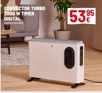 turbo - Convector Turbo 2000 W Timer Digital