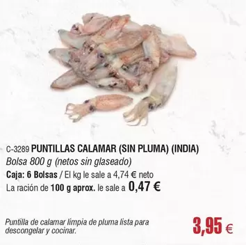 Lista - Puntillas Calamar