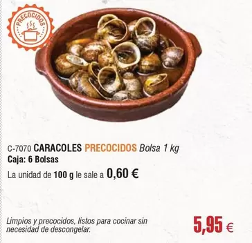 Caracoles Precocidos