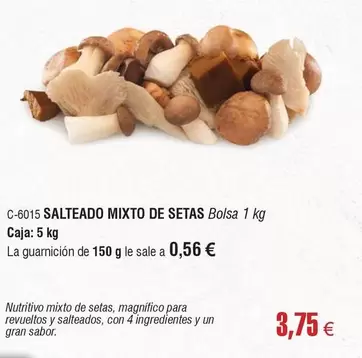 Salteado Mixto De Setas