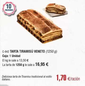 Tarta Tiramisù Veneto