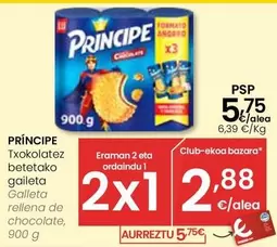 Príncipe - Galleta Rellena De Chocolate