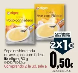 Ifa Eliges - Sopa Deshidratada De Ave O Pollo Con Fideos