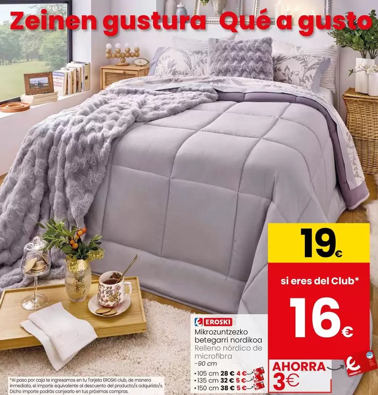 Eroski - Relleno Nórdico De Microfibra