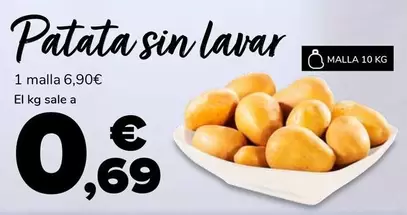 Patata Sin Lavar