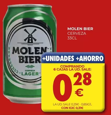 molen bier - Cerveza