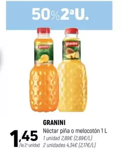 Granini - Néctar Pina O Melocoton