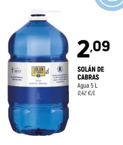 Solán de Cabras - Agua