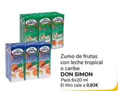 Don Simón - Zumo De Frutas Con Leche Tropical O Caribe