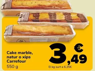Carrefour - Cake Marble, Natur O Xips