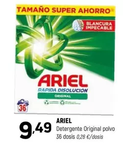 Ariel - Detergente Original Polvo