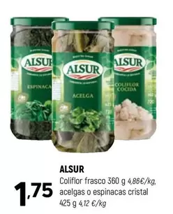Alsur - Coliflor Frasco