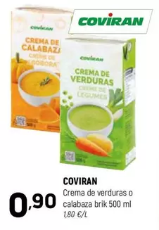 coviran - Crema De Verduras O Calabaza Brik