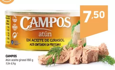 Campos - Atún Aceite Girasol