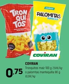 Coviran - Tronquitos Maiz O Palomitas Mantequilla 