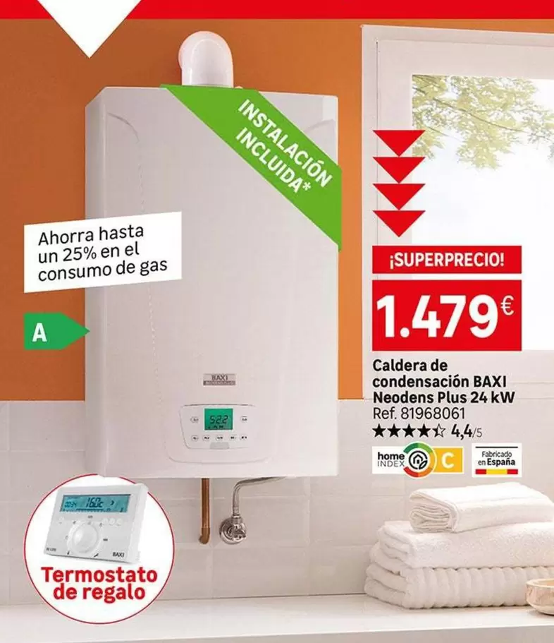 Baxi - Caldera De Condensacion Neodens Plus 24 Kw